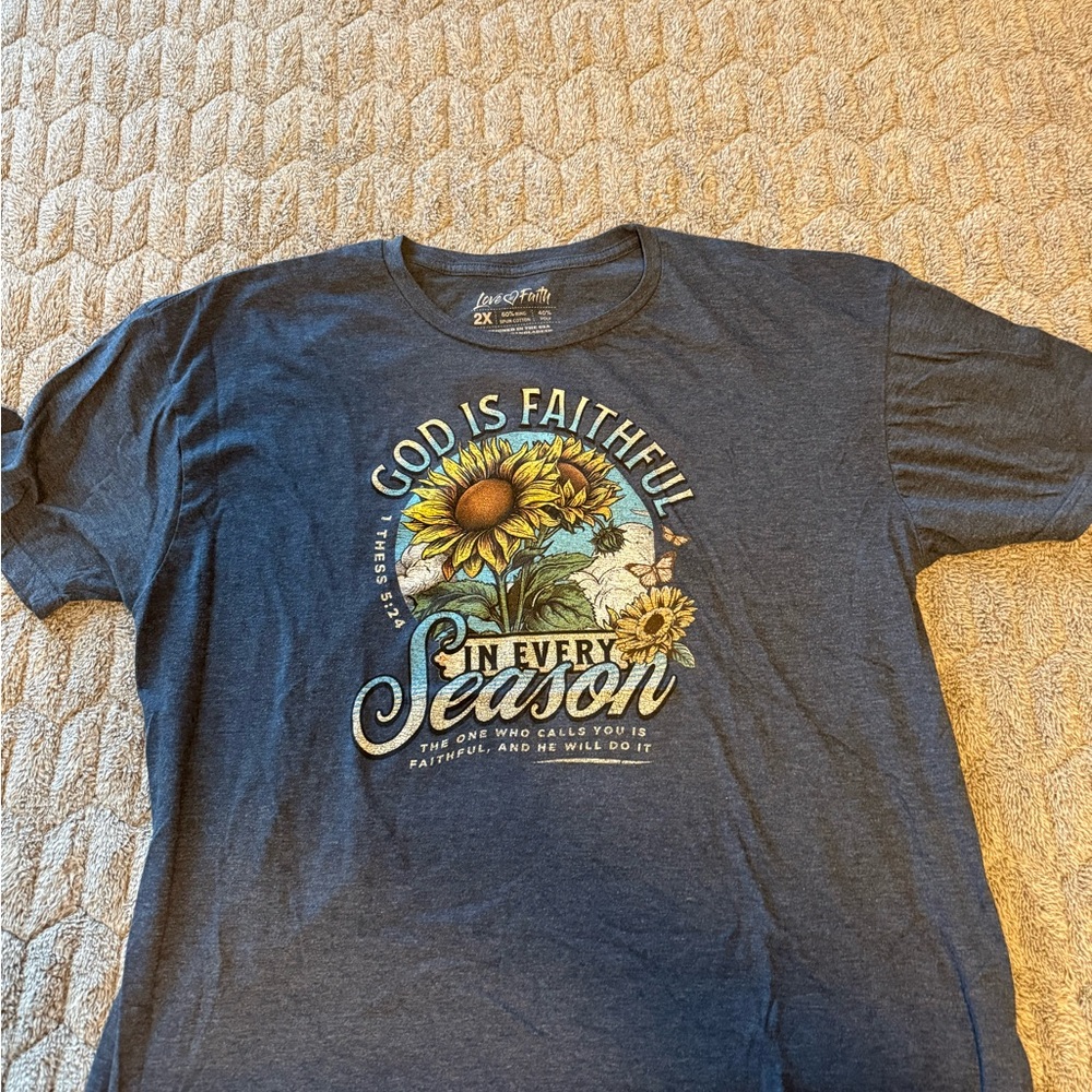 Love and Faith Christian short sleeve tee